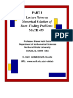 Root Finding PDF