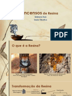 Incensos de Resina