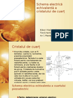 Schema Electrică Echivalentă a Cristalului de Cuarț