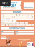 Comprobante de Microchip para Mascotas | PDF