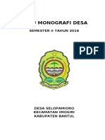 Buku Monografi Selopamioro Sem-II 2016