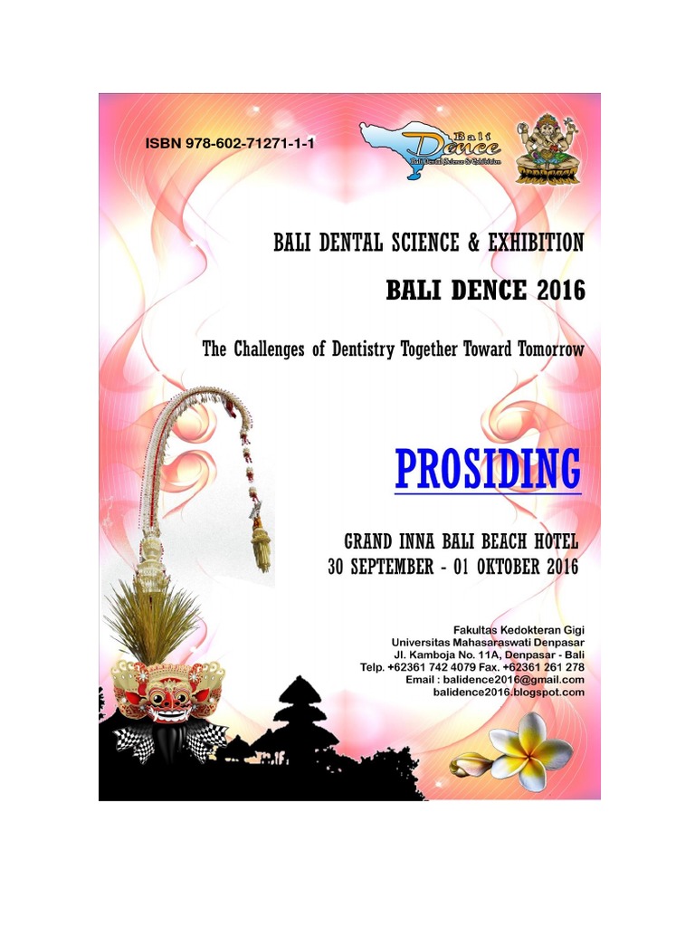 Saya Prosiding Balidence 2016 | PDF