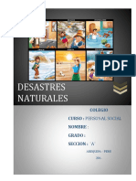 DESASTRES NATURALES