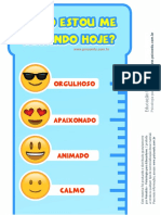 Emocionometro Emoji Emoções Psicoedu