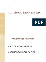 Princípios de Anestesia