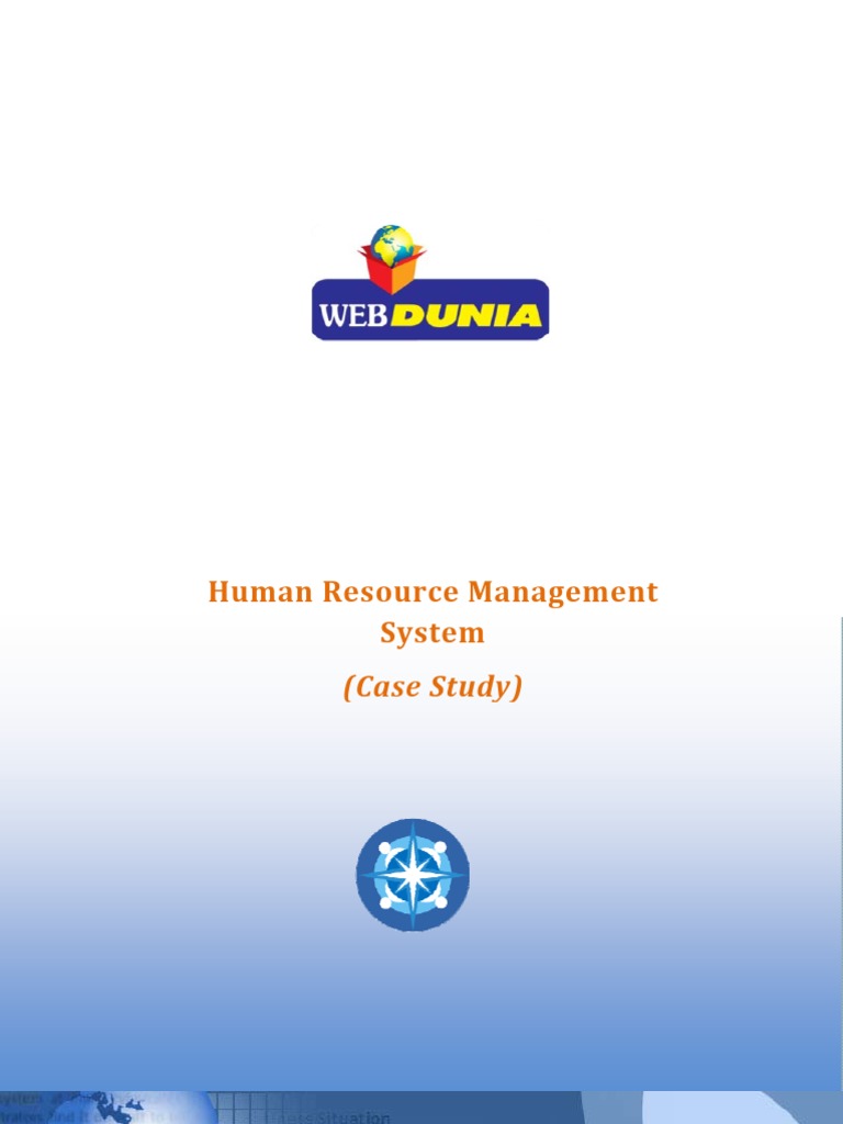 Webdunia HRMS: A Case Study | PDF | Human Resource Management | Computing