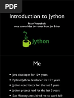 Introduction To Jython