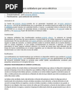 Tipos Máquinas para Soldadura Por Arco Eléctrico