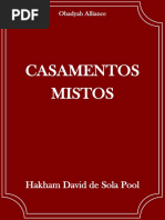 Casamentos Mistos - Hakham David de Sola Pool