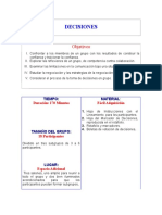 Decisiones: Objetivos