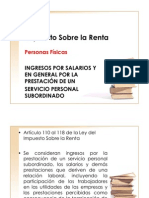 Impuesto Sobre La Renta Personas Fisicas