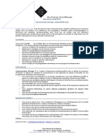 Fiche de Poste-Communication Manager-Février 2016