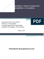 Seguridad  y Salud Ocupacional