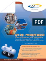 API 510 - Pressure Vessel (Exam Review and Preparation)