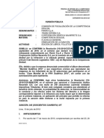 Resolución 1511-2012/sc1-Indecopi Expediente 042-2010/CCD