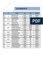 Lista de Distribucion de Cuadrillas PDF