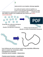 Une Résine ?: Polymérisation. Monomère Chaîne Macromoléculaire