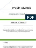 Sindrome de Edwars Diapositivas
