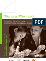 Who Cares? Who Dares?: Providing The Skills For An Innovative and Sustainable Europe