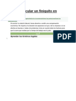 Cómo Calcular Un Finiquito en México