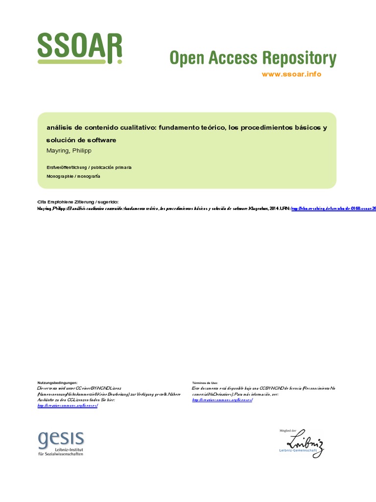 Mayring Qualitative Content Analysis Pdf