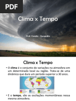 Clima X Tempo