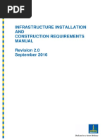 20161108 - Infrastructure Installation and Construction Requirements Manual