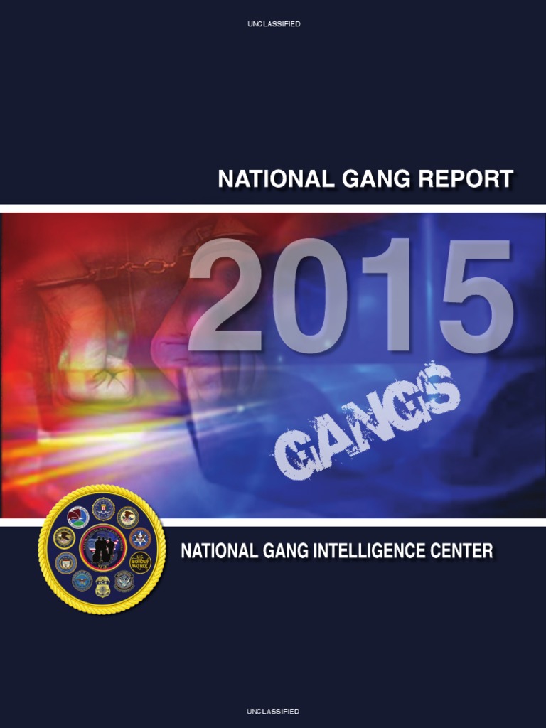 National Gang Report 2015 Gang Illegal Drug Trade - 
