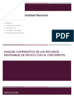 Análisis Comparativo de Los Recursos Renovables de México