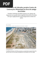 Prefeitura de Salvador Projeta Centro de Convenções Municipal Na Área Do Antigo Aeroclube