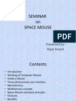 Seminar on space mouse