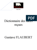 1852 - Flaubert - livre dictionnaire des idees reçues