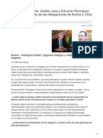 Nodal - Am-Demanda Marítima Andrés Jana y Eduardo Rodríguez Veltzé Integrantes de Las Delegaciones de Bolivia y