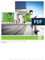 Optimizing The Value of Your Subscriber Data White Paper