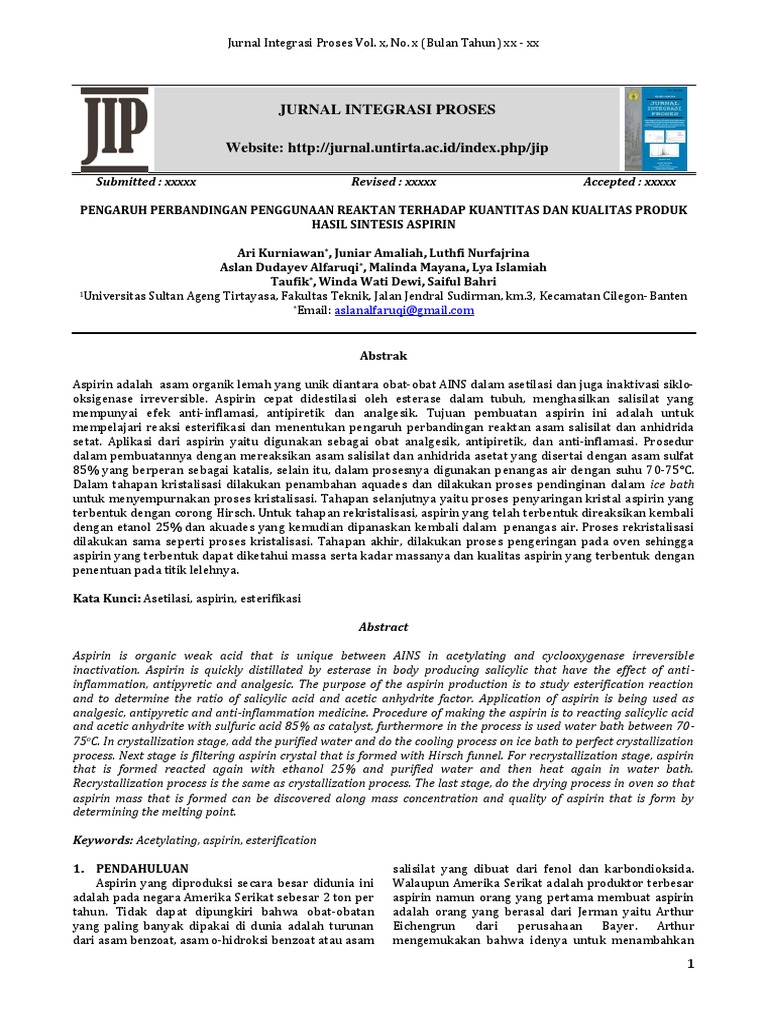 Jurnal Aspirin PDF