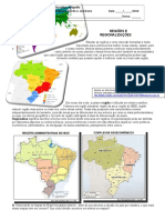 Regiões, regionalizações e critérios de divisão