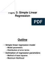 Topic 3: Simple Linear Regression
