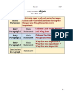 Joshua Lipman - Essay Outline - PT 1 - 7th Grade