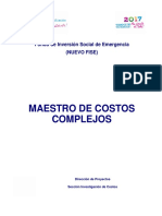 Guía de Costos No 12 - Catálogos de Costos Unitarios Complejos PDF