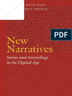 (Frontiers of narrative) Thomas, Bronwen_ Page, Ruth E-New narratives _ stories and storytelling in the digital age-University of Nebraska Press (2011).pdf