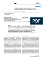 Cases Journal: A Newborn With Cornelia de Lange Syndrome: A Case Report