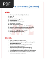 Drugs of Choice in Pharmacology by Medical Study Center