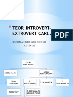 Teori Introvert-Extrovert Carl Jung