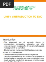 Electromagnetic Compatibility: Unit-1: Introduction To Emc