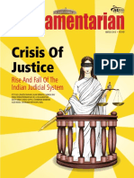 Parliamentarian - Crisis of Justice - Rise and Fall of The Indian Judicial System