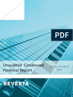Reverta Financial Report 1st Half 2017