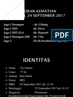 Jaga 1 Ruangan: Dr. Gilang Jaga 1 IRD:dr. Devy Jaga 2 IRD (2A) :dr. Hapsari Jaga 2 Ruangan (2B) :dr. Vita Jaga 3:Dr - Dr.soedarsono SP.P (K)