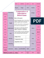 Comparatives and Superlatives Board Game PDF