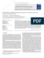 Determination of Opitmal Cutting