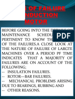 Types of Failure in Induction Motor